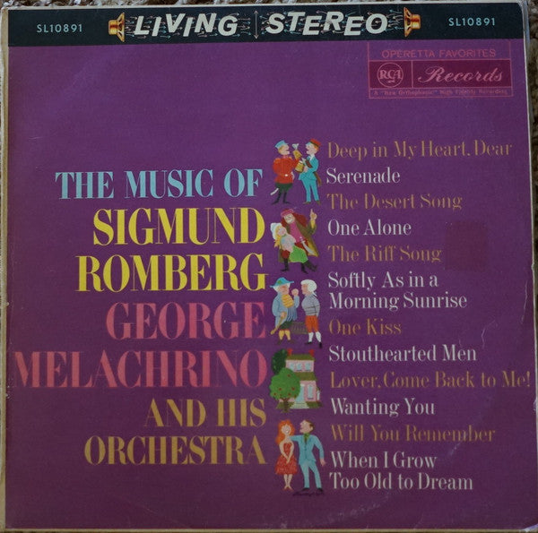 The Melachrino Strings And Orchestra : The Music Of Sigmund Romberg (LP, RE)