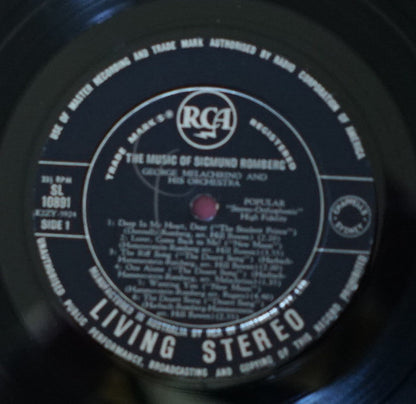 The Melachrino Strings And Orchestra : The Music Of Sigmund Romberg (LP, RE)