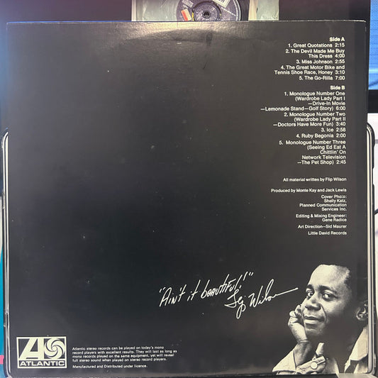 Flip Wilson : The Devil Made Me Buy This Dress (LP, Album)