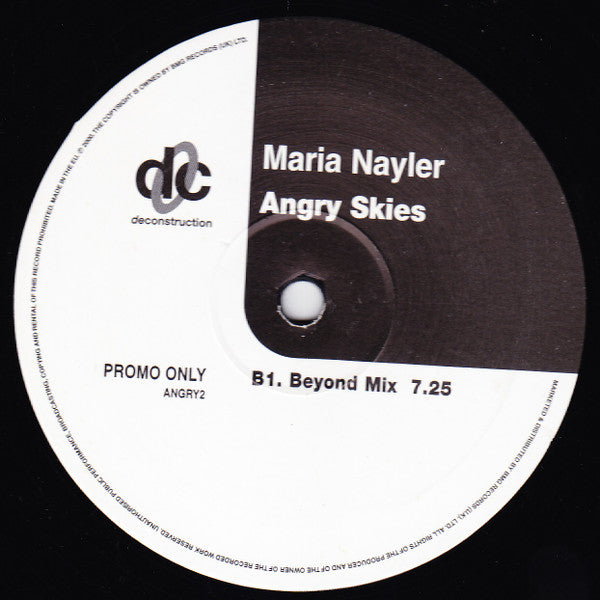 Maria Nayler : Angry Skies (12", Promo)