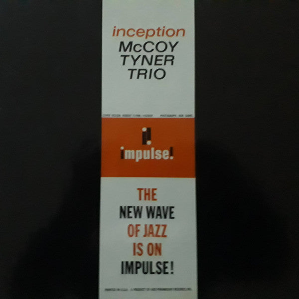 McCoy Tyner Trio : Inception (LP, Album, RE, Gat)