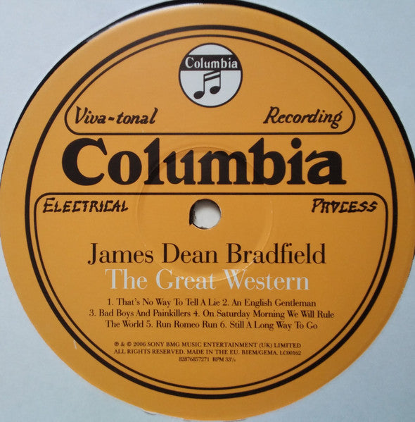 James Dean Bradfield : The Great Western (LP, Album)