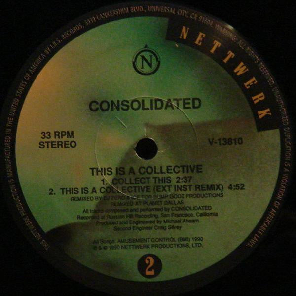Consolidated : This Is A Collective (Remixed By DJ Zero & ICE) (12", Single)