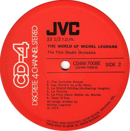 The Film Studio Orchestra : The World Of Michel Legrand (LP, Album, Quad)