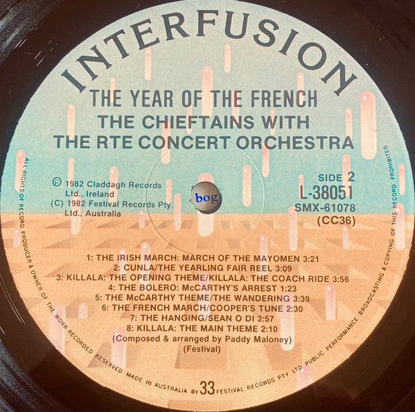 The Chieftains, The RTE Concert Orchestra* : The Year Of The French (LP, Album)