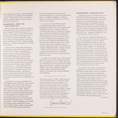 Igor Stravinsky / Pyotr Ilyich Tchaikovsky / Modest Mussorgsky : Leopold Stokowski, London Symphony Orchestra : Firebird Suite:  Marche Slave / Night On Bald Mountain (LP, Album, Gat)