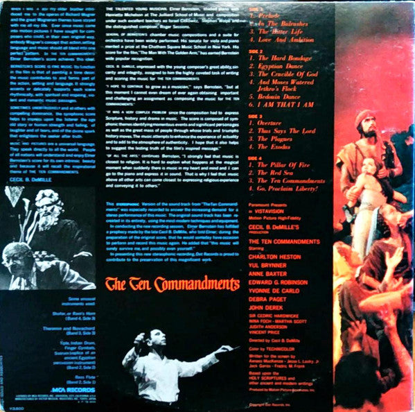 Elmer Bernstein : The Ten Commandments (2xLP, Album)