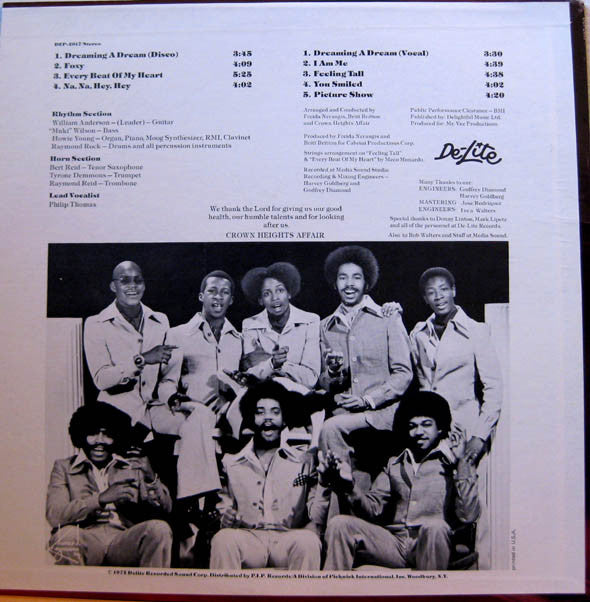 The Crown Heights Affair* : Dreaming A Dream (LP, Album)