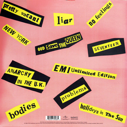 Sex Pistols : Never Mind The Bollocks Here's The Sex Pistols (LP, Album, RE, 180)