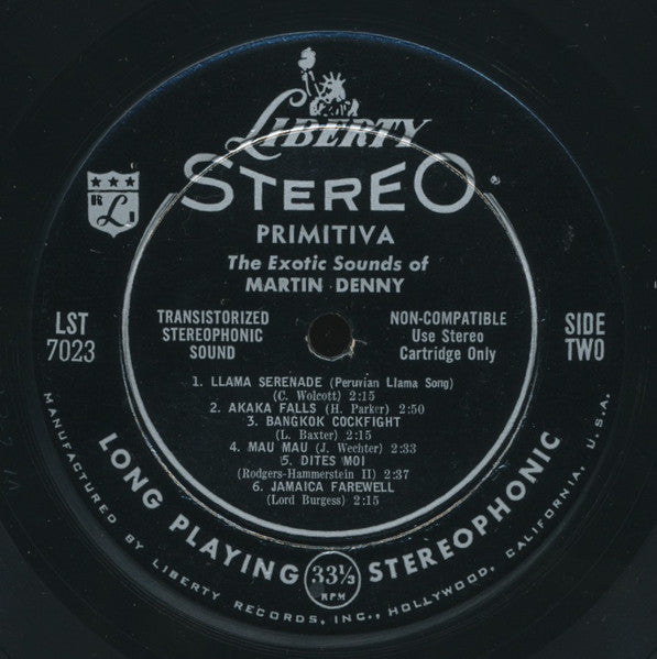 Martin Denny : Primitiva (LP, Album, Hol)