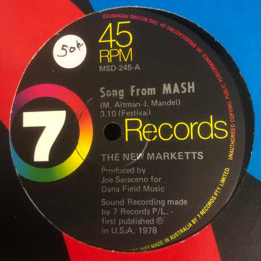 The Marketts : Song From M*A*S*H (12")