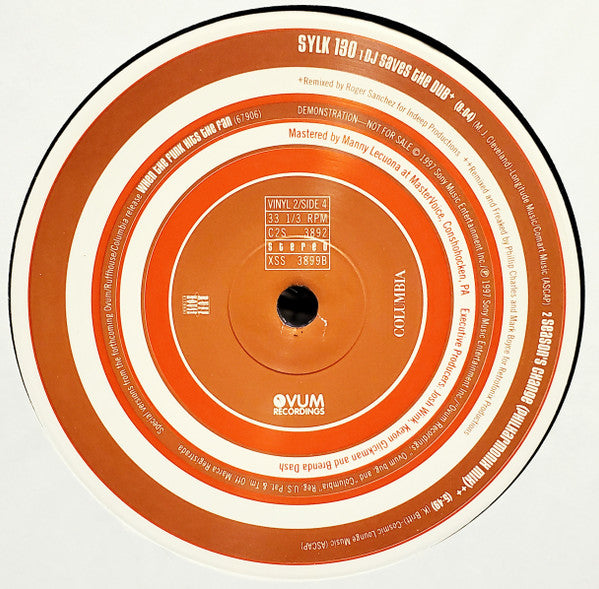 Sylk 130 : Last Night A DJ Saved My Life (2x12", Promo)