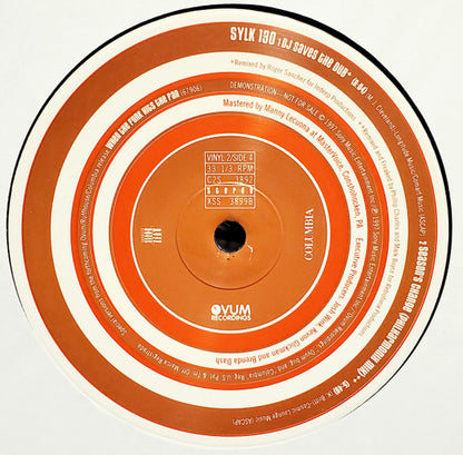 Sylk 130 : Last Night A DJ Saved My Life (2x12", Promo)