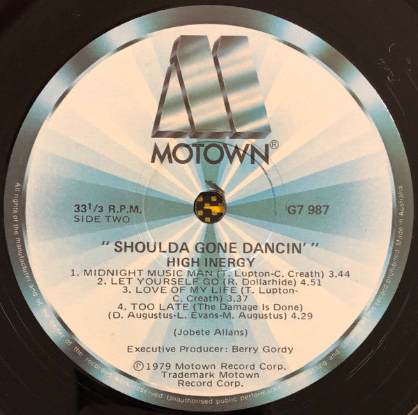 High Inergy : Shoulda Gone Dancin' (LP, Album)