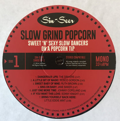 Various : Slow Grind Popcorn (LP, Comp, Mono)