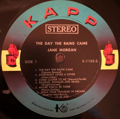 Jane Morgan : The Day The Rains Came (LP)