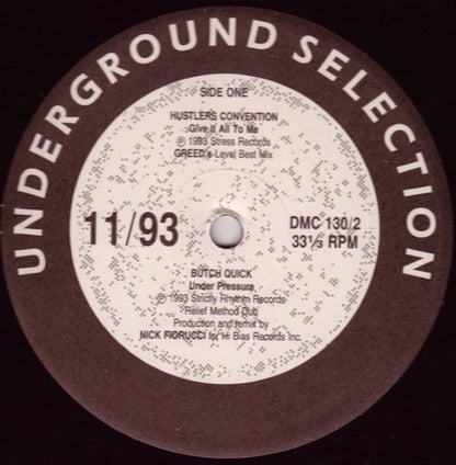 Various : Underground Selection 11/93 (12")