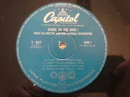 Duke Ellington And His Orchestra : Dance To The Duke! (LP, Album, Mono)