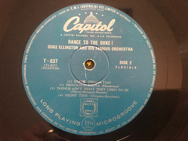 Duke Ellington And His Orchestra : Dance To The Duke! (LP, Album, Mono)