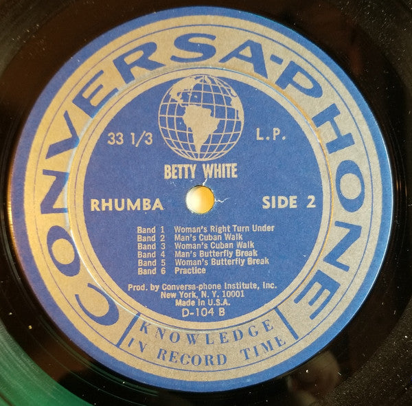 Betty White (2) : How To Rhumba (LP, Mono)
