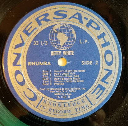 Betty White (2) : How To Rhumba (LP, Mono)