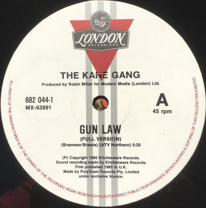 The Kane Gang : Gun Law (12", Single)