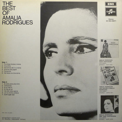 Amália Rodrigues : The Best Of Amalia Rodrigues (LP, Comp)