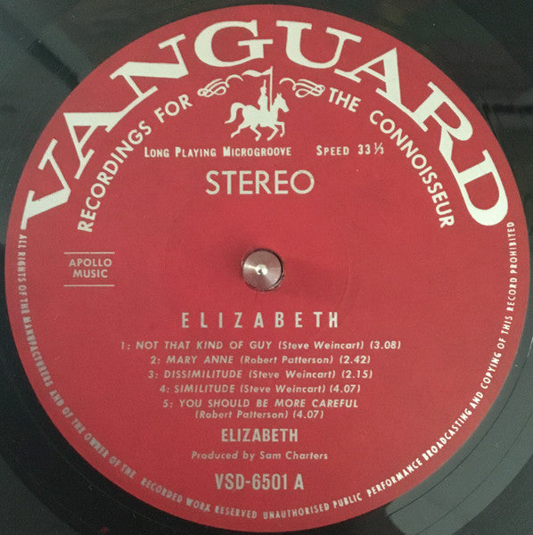 Elizabeth (11) : Elizabeth (LP, Album)