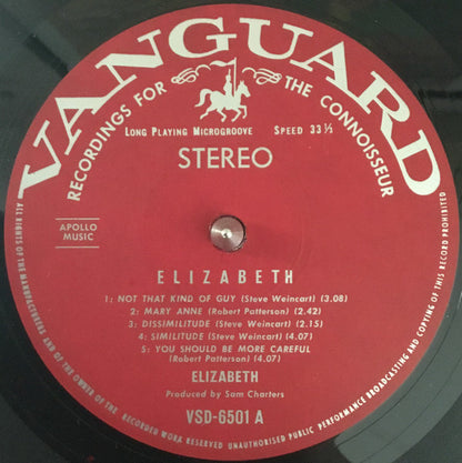 Elizabeth (11) : Elizabeth (LP, Album)