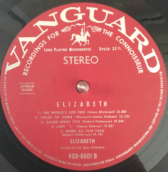 Elizabeth (11) : Elizabeth (LP, Album)