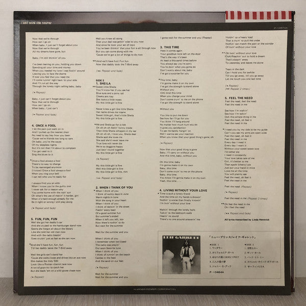 Leif Garrett : Feel The Need (LP, Album)