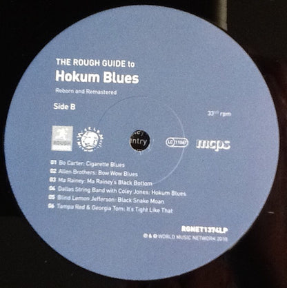 Various : The Rough Guide To Hokum Blues Reborn And Remastered  (LP, Comp, Ltd, RM)