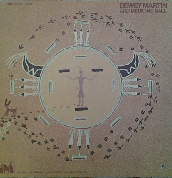 Dewey Martin And Medicine Ball : Dewey Martin And Medicine Ball (LP, Album, Gat)