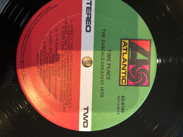 The Rascals : Time Peace: Greatest Hits (LP, Comp)