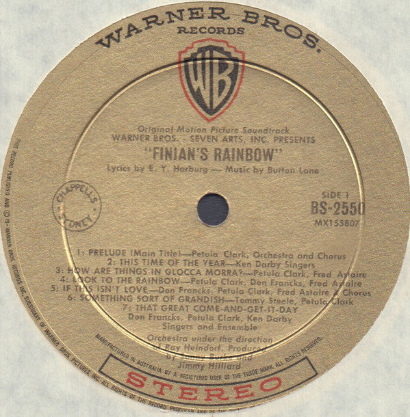 Fred Astaire * Petula Clark : Finian's Rainbow (The Original Motion Picture Sound Track) (LP, Album)