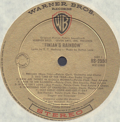 Fred Astaire * Petula Clark : Finian's Rainbow (The Original Motion Picture Sound Track) (LP, Album)