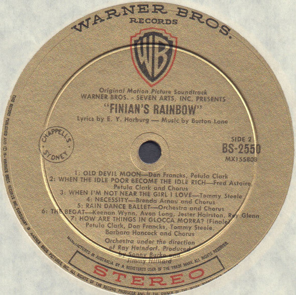 Fred Astaire * Petula Clark : Finian's Rainbow (The Original Motion Picture Sound Track) (LP, Album)