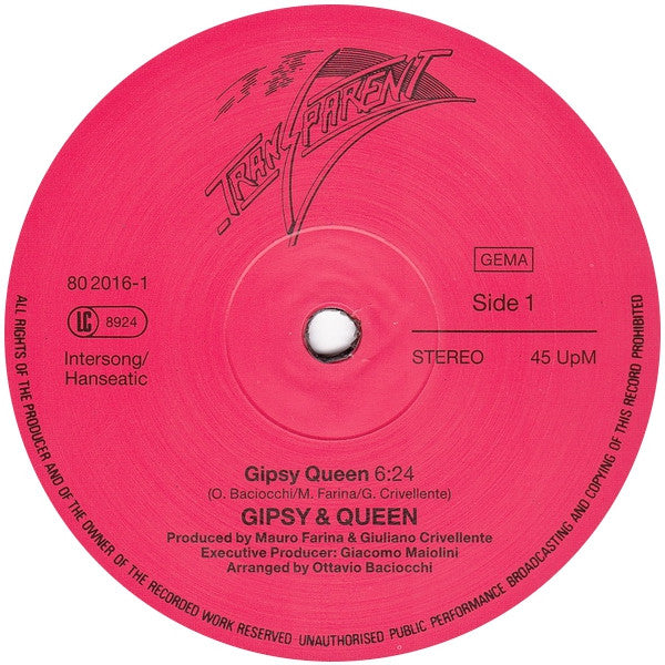Gipsy & Queen* : Gipsy Queen (12", Maxi)