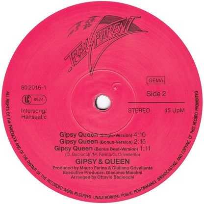 Gipsy & Queen* : Gipsy Queen (12", Maxi)