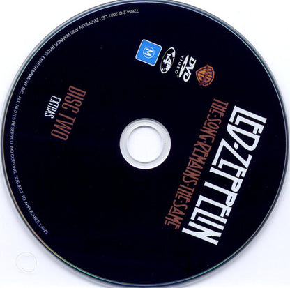 Led Zeppelin : The Song Remains The Same (2xDVD, RM, S/Edition)