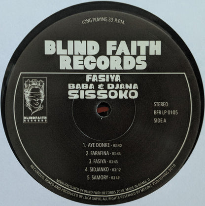 Baba & Djana Sissoko : Fasiya (LP, Album)
