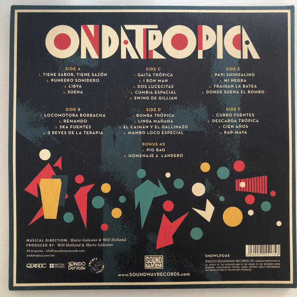 Ondatrópica : Ondatrópica (3xLP, Album, RP + 7")