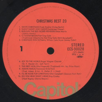 Various : Christmas Best 20 (LP, Comp)