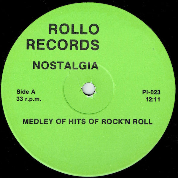 Various : Nostalgia - Medley Of Hits Of Rock'n Roll (12", S/Sided, Mixed, Unofficial)
