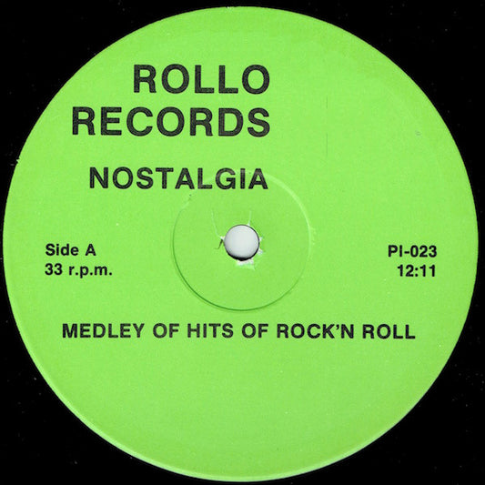 Various : Nostalgia - Medley Of Hits Of Rock'n Roll (12", S/Sided, Mixed, Unofficial)