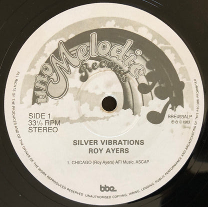 Roy Ayers : Silver Vibrations (2x12", Album, RE, Gat)