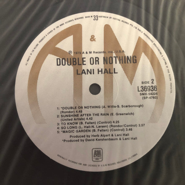Lani Hall : Double Or Nothing (LP, Album)