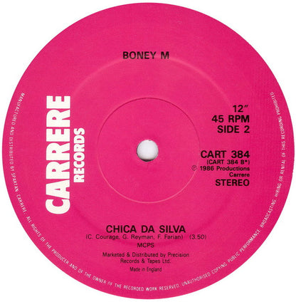 Boney M. Featuring Bobby Farrell : Young, Free And Single (12")