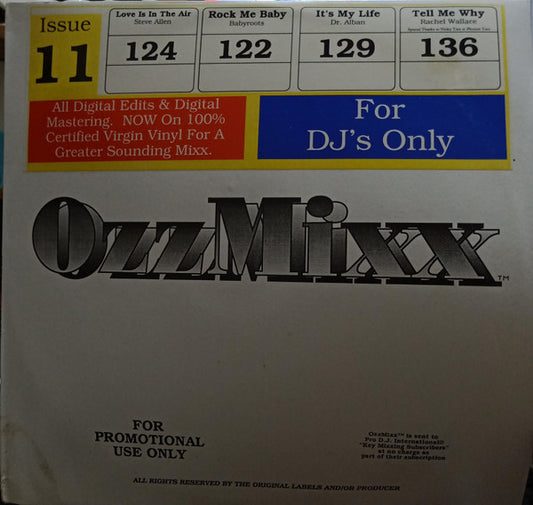 Various : OzzMixx 11 (12", Promo)