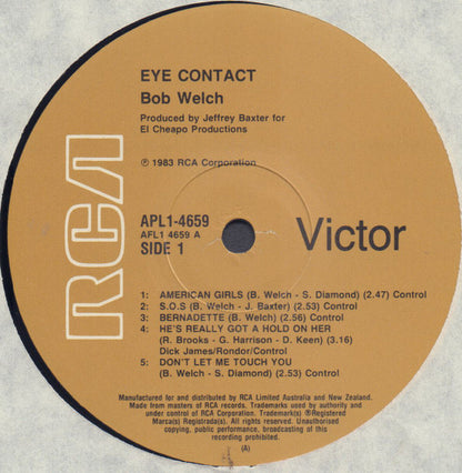 Bob Welch : Eye Contact (LP, Album)